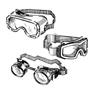 Goggles Stock Illustration