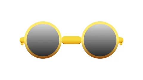 Goggles motion animation Stock Footage 162836563