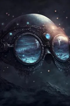 Goggles of night Stock Illustration