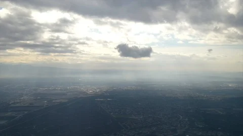 Going across the sky Stock Footage 114413899