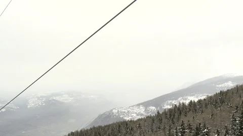 Going up the Alps mountains Stock Footage 61086425