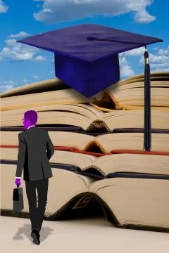 Going back to School. Illustrazione stock