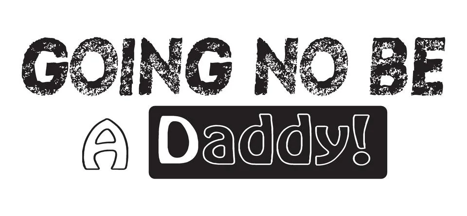 Going to be a daddy typography t-shirt design, tee print, t-shirt design Illustrazione stock