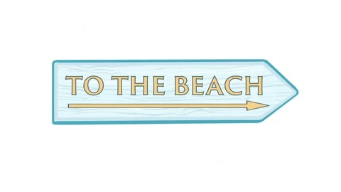 Going to the beach Stock Footage 108617377