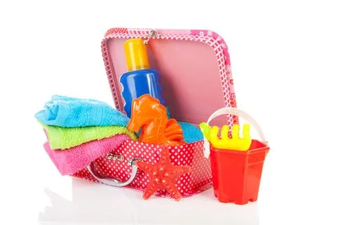 Going to the beach Stock Photos