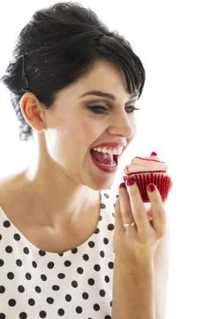 Going for the bite Stock-Fotos