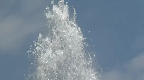 Going down along a water spout Stock Footage 7763505