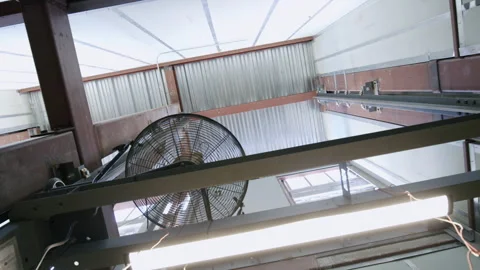 Going Down Elevator On Construction Site 4K 48FPS SLO-MO Stock Footage 266315641