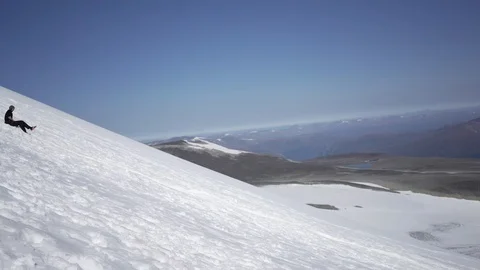 Going down hill Stock Footage 89632575