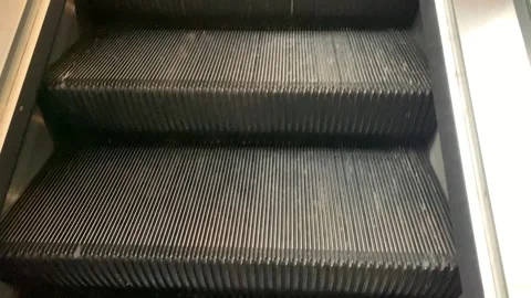 Going up escalator Stock Footage 283998835