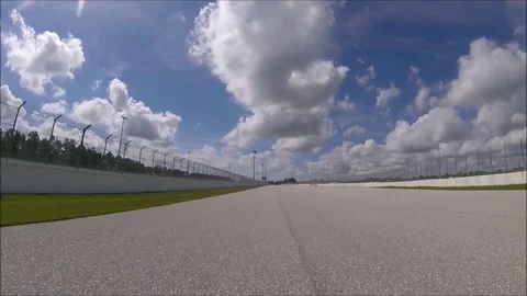 Going Fast On A Straighaway Stock Footage 109795585