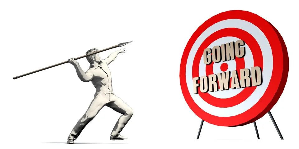 Going Forward Stock Illustration