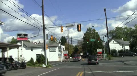 Going to the General Store Stock Footage 8913276