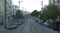 Going up the hill with the cable car in San Francisco 4k or 4k+ Resolution