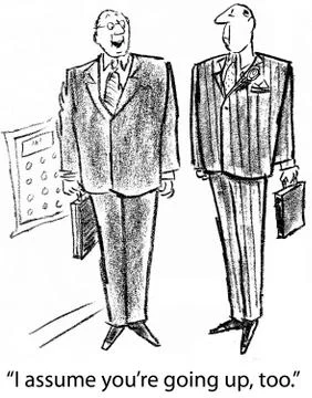 Going up Illustrazione stock