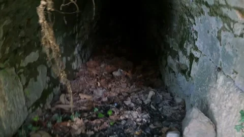 Going inside a tunnel Video stock 286393051