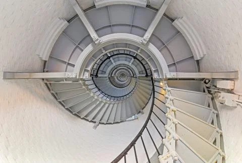 Going Up - Lighthouse Interior Stock Photos
