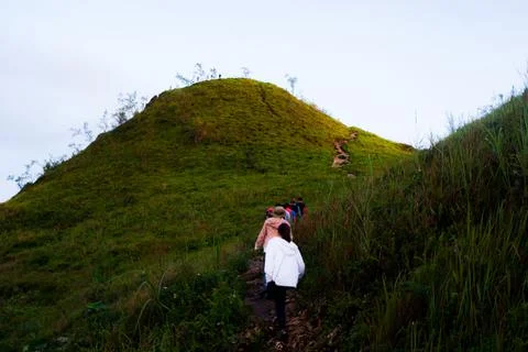 Going on a nature trail 写真素材