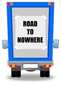 Going nowhere Illustrazione stock