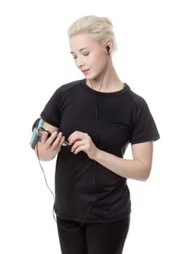 Going for a run Foto stock