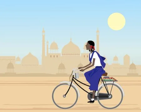 Going to school Ilustración de archivo