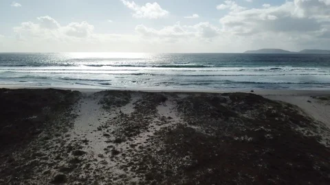 GOING TO THE SEA DRONE VIEW Stock Footage 90135411