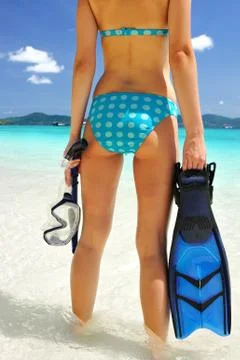 Going snorkeling Stock Photos