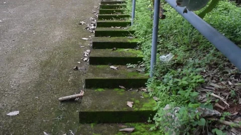Going up in a staircase Video stock 202060504
