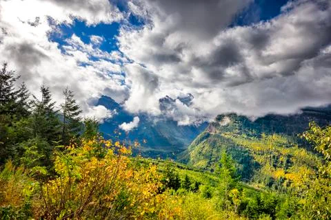 Going to the Sun Road Stock Photos