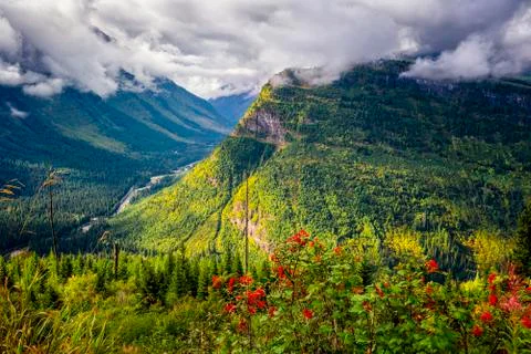 Going to the Sun Road Stock Photos
