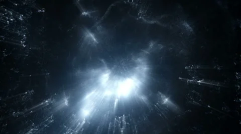 Going through blue bright lights Vidéo 54712661