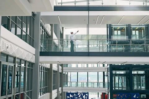 Going through the building process step by step. a focused professional male Fotos Stock