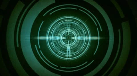 Going through a digital art abstract Video stock 11468866