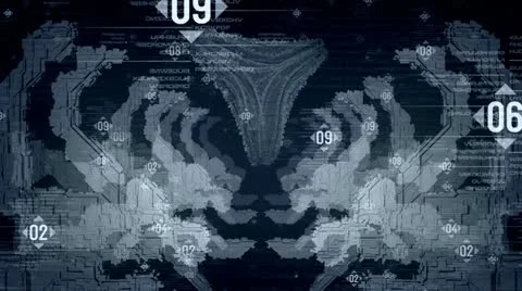 Going through a digital world 스톡 동영상 11319347