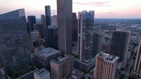 Going Through Downtown During Sunset 動画素材 213024364