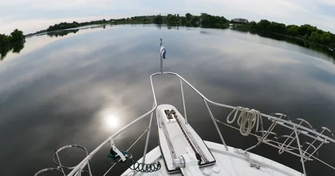 Going through the locks of the Rideau waterway in Ontario Stock Footage 223374464
