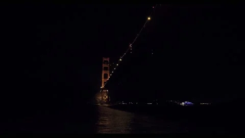 Going Under Golden Gate Bridge Stock Footage 145433256