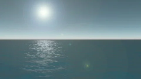 Going Under Water (CGI) Stock Footage