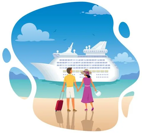 Going on Vacation Stockillustratie