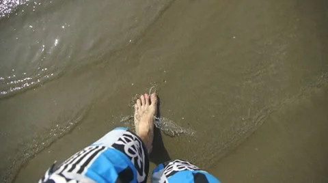 Going into water Stock Footage 10792059