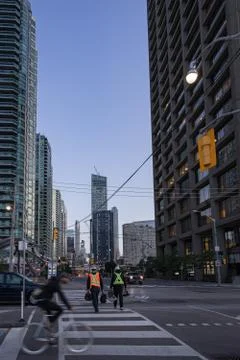 Going to work Toronto Fotos Stock