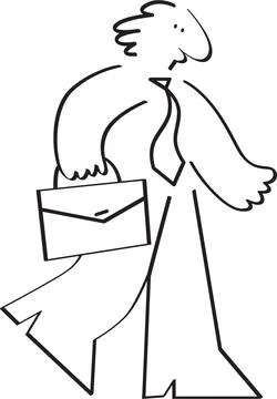 Going to Work/Commute Illustration Иллюстрация