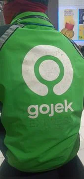 A Gojek Driver Stock Photos