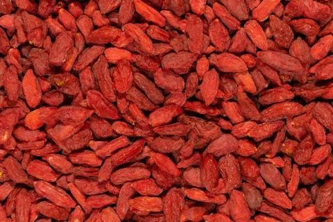 Goji Berries Background Texture Stock Photos