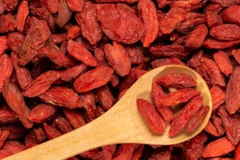 Goji Berries Background Texture Foto stock