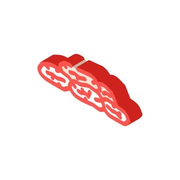 Goji dried fruit isometric icon vector illustration Stock Illustration