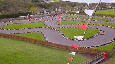 GoKart racing Video stock 236710658