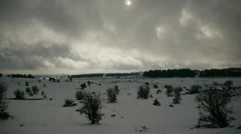 Golan hights snow 6 動画素材 10813245
