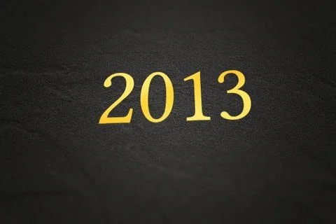 Gold 2013 Stock Illustration