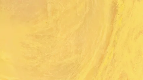 Gold 3 vibrant bright paint and oil color swirls entropy Stock Footage 82008441